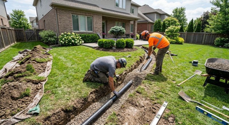Landscaping Drainage Installation in Birmingham, AL